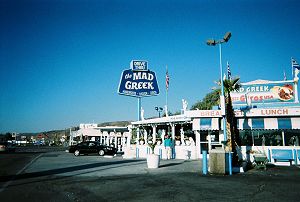 the Mad Greek restaurant in Baker