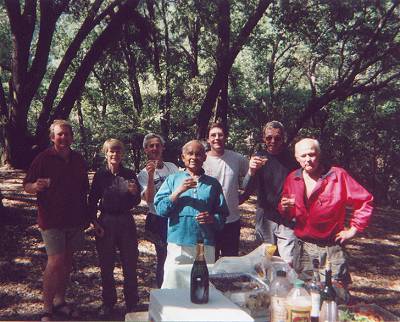 Victory celebration at Uvas Canyon County Park