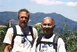 They are smiling now but then it is only the first day of their hike.